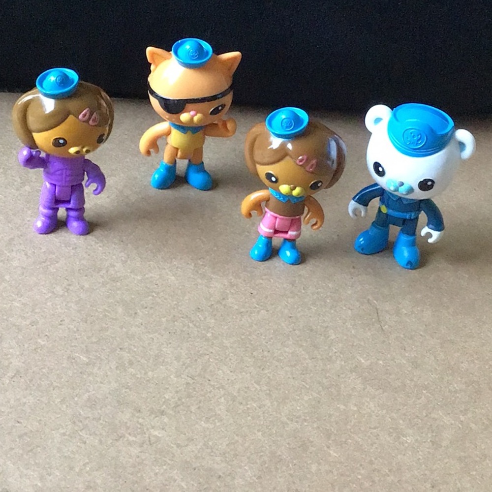 Lot of 4 Octonauts Figures  Mattel 2010-2011 and 2013
